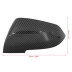 Pair Rear View Mirror Cover Cap for BMW F30 F32 (2013–2018) Carbon Fiber