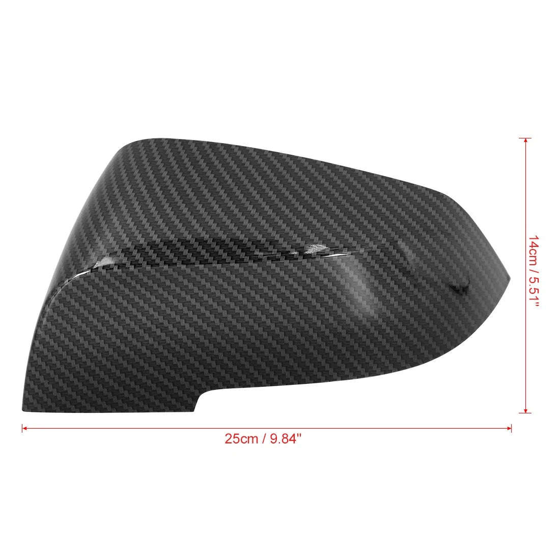 Pair Rear View Mirror Cover Cap for BMW F30 F32 (2013–2018) Carbon Fiber