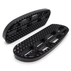 Black Dominator Passenger Footboard Knob for Harley Touring (1993–2019)