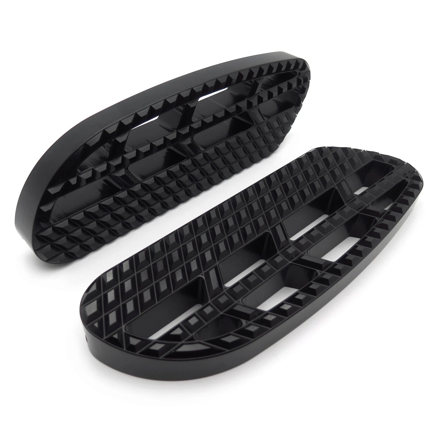 Black Dominator Passenger Footboard Knob for Harley Touring (1993–2019)