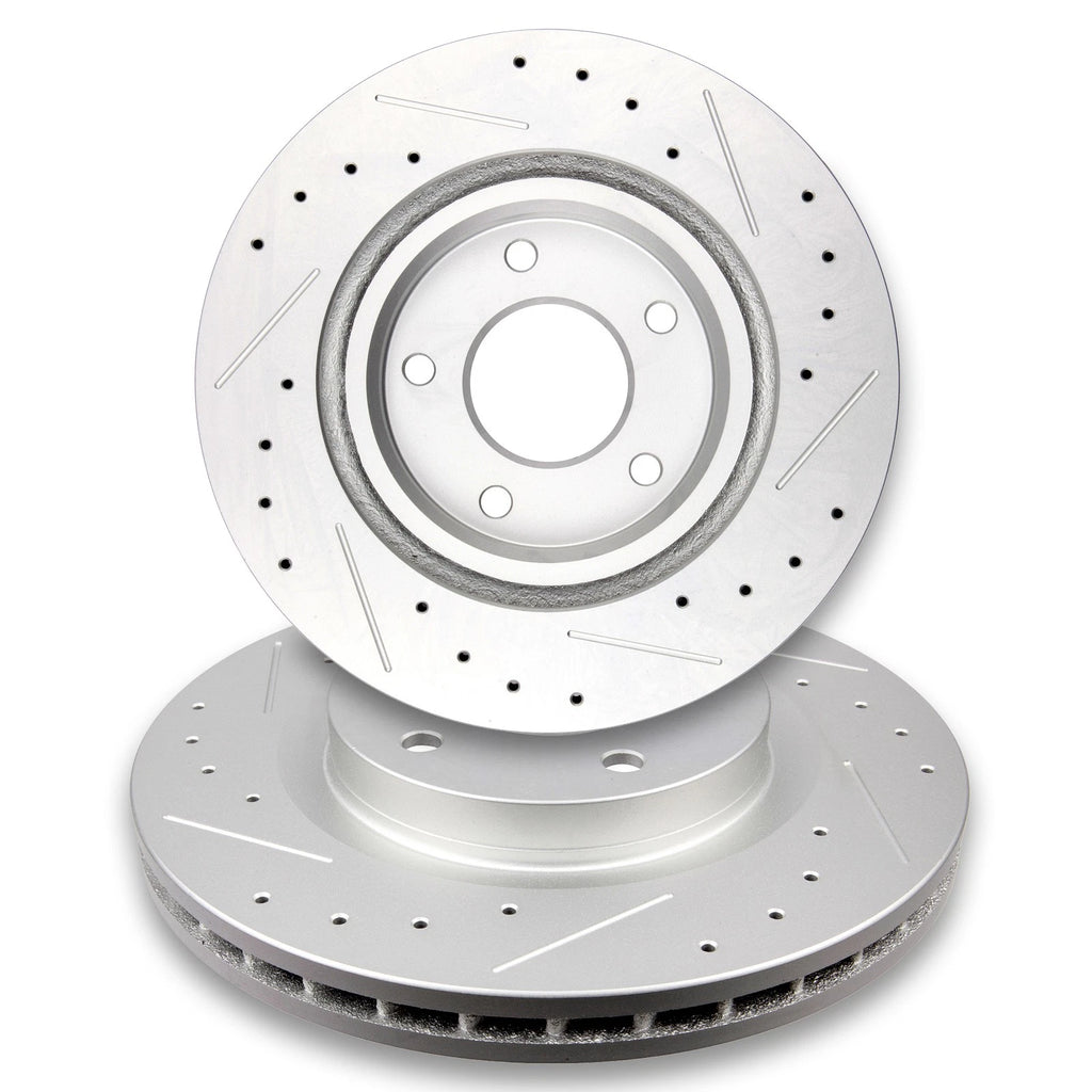 Set of 4 Brake Rotors and Ceramic Pads for Jeep Compass Patriot Dodge Avenger