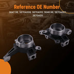 Pair Front Steering Knuckle Assembly for Mitsubishi Outlander (2007–2018) 3870A011