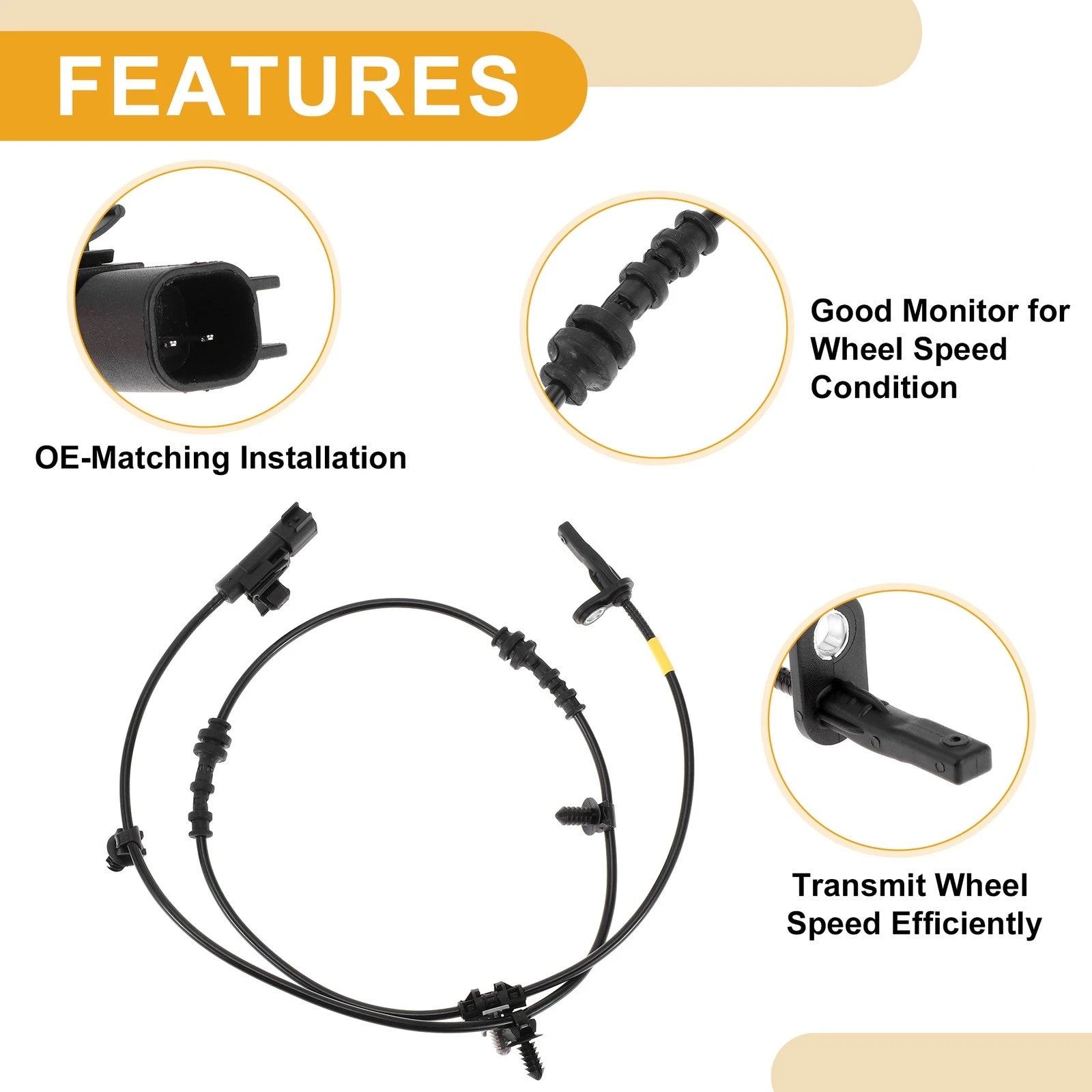 ABS Wheel Speed Sensor No. 23417245 for Chevrolet Malibu (2013–2015)