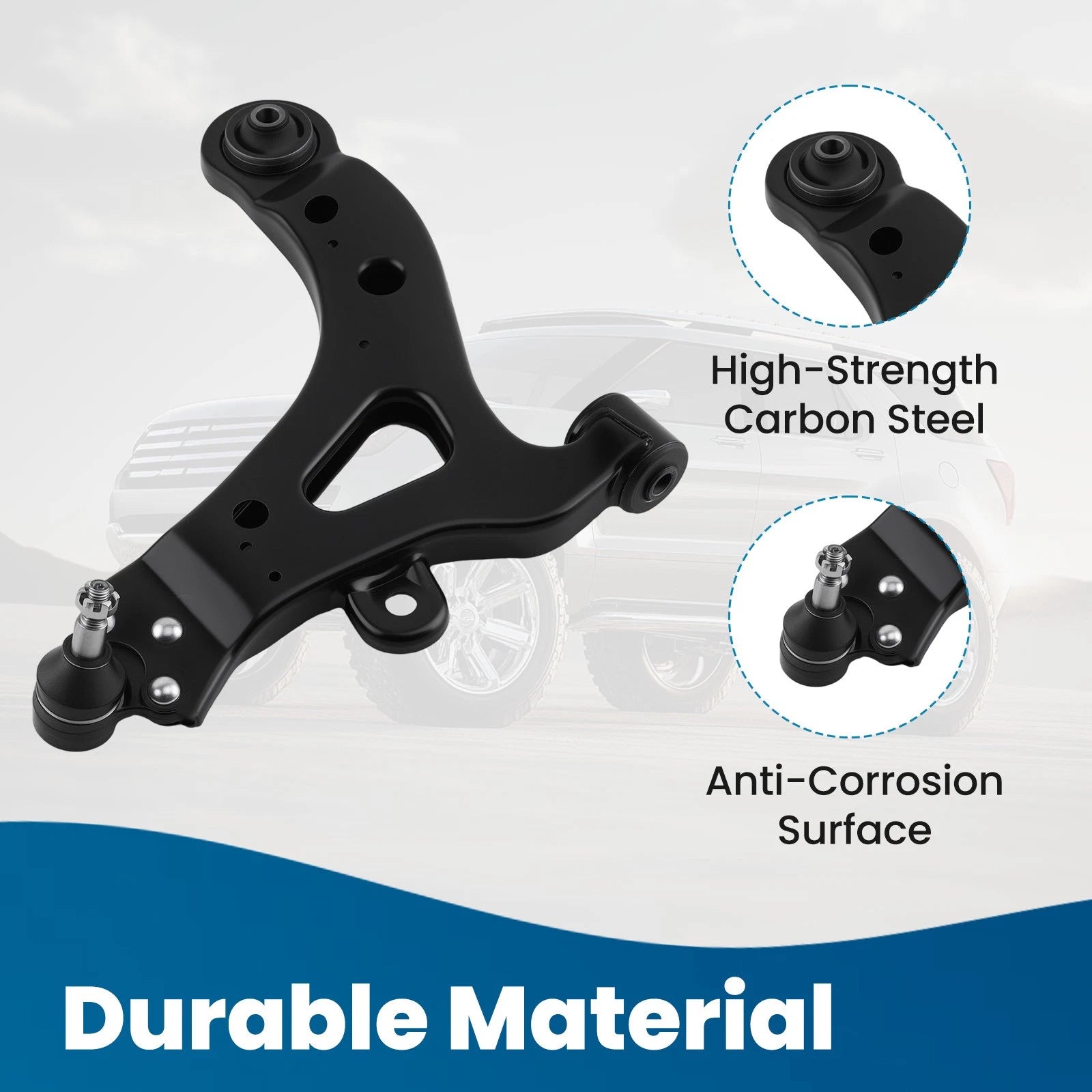 Front Left Lower Control Arm w/Ball Joint for 2005-2009 Chevrolet Uplander