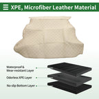 Cargo Liner Rear Trunk Mat for Honda CR-V (2002–2006) Beige XPE