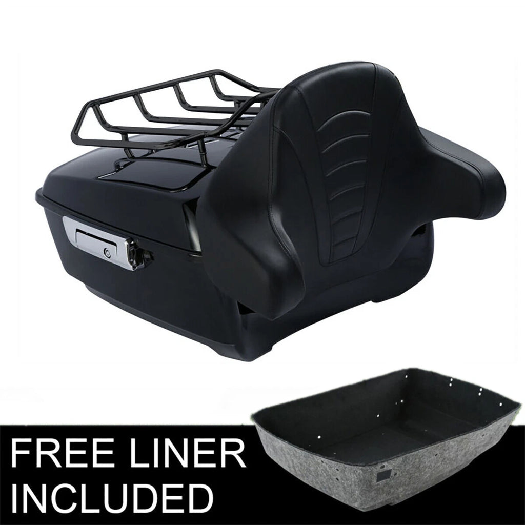 Trunk Luggage Rack Backrest Pad for Harley Touring Glide (2014–2025)