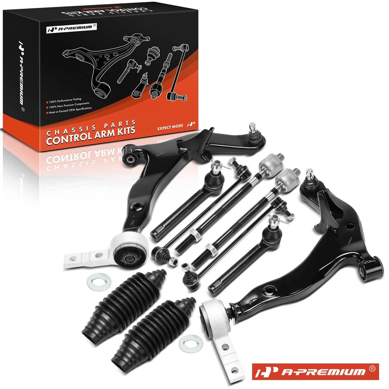 10pcs Front Side Control Arm Kit with Ball Joint for Nissan Murano (2005–2007)