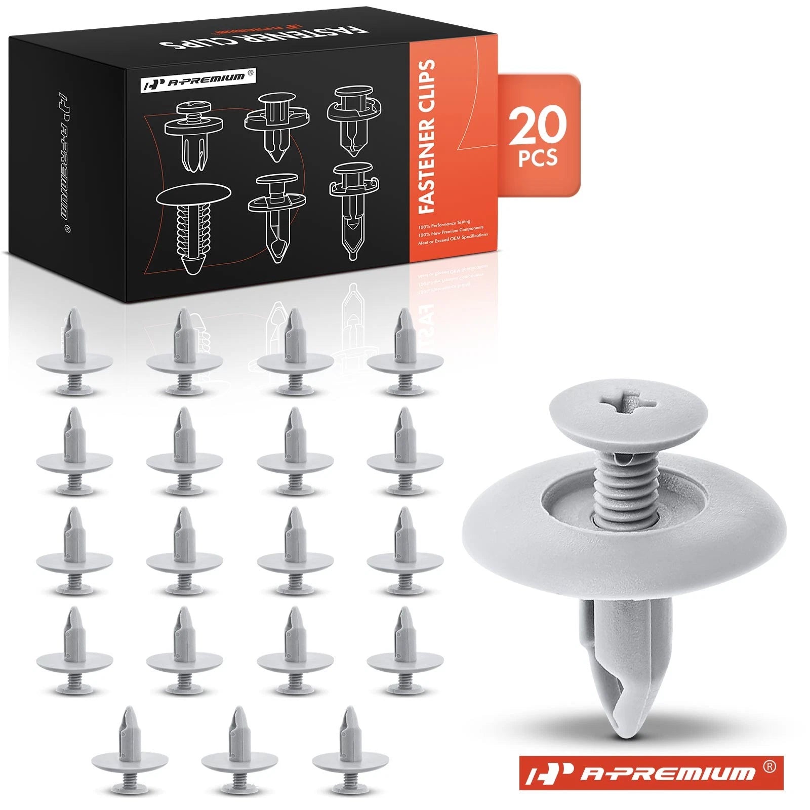 20x Nylon Mounting Clips for Mazda 