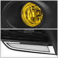 LED DRL Amber Lens Fog Lights Pair for Honda Civic FC FK (2016–2017)