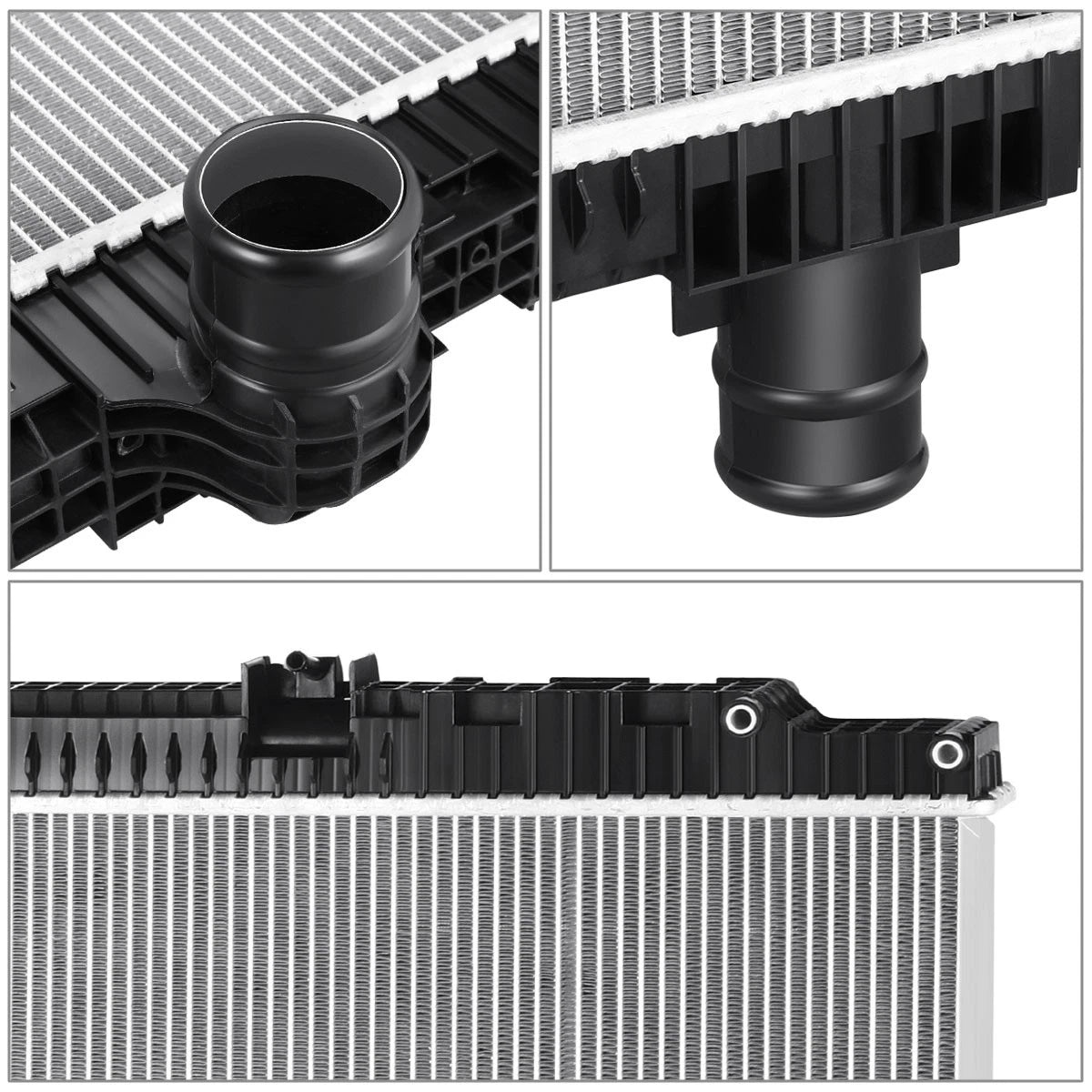 Aluminum Core 2-Row Cooling Radiator for Kenworth W900/Peterbilt 388 389 (2008–2015)