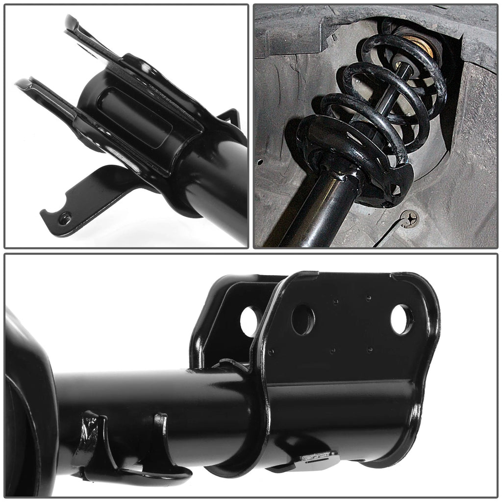 Front Struts with Coil Spring for Honda Odyssey (2008–2010) - Black Powder-Coated