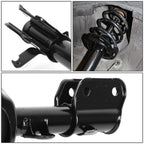 Front Struts with Coil Spring for Honda Odyssey (2008–2010) - Black Powder-Coated