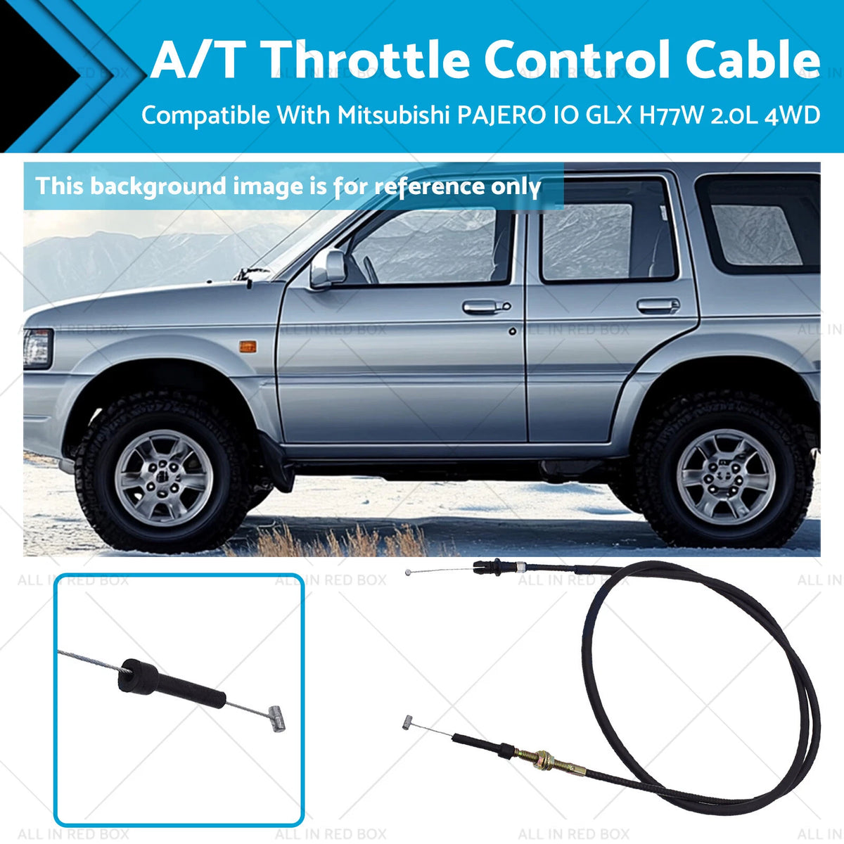 Throttle Control Cable for Mitsubishi Pajero IO GLX (1998–2000)