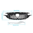 Front Upper Grille for Mazda CX-5 (2022–2023) Glossy Black + Chrome Trim