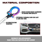 Racing Style Aluminum Tow Hook Kit for Mercedes-Benz C E CLA ML GLK GLA (2014-2016)