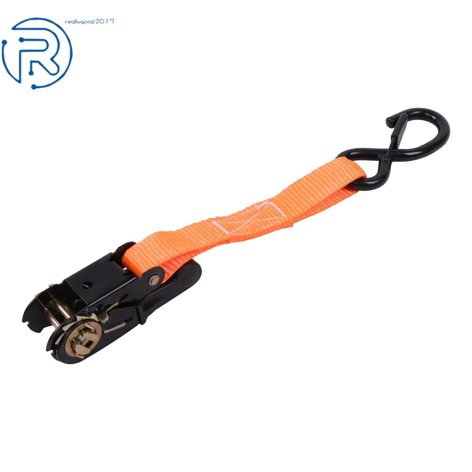 Set of 4 Heavy Duty 1" × 15' Ratchet Straps for Tie Downs