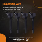 4-Pack Ignition Coils for Dodge Dart Fiat 500 1.4L (2012–2017)