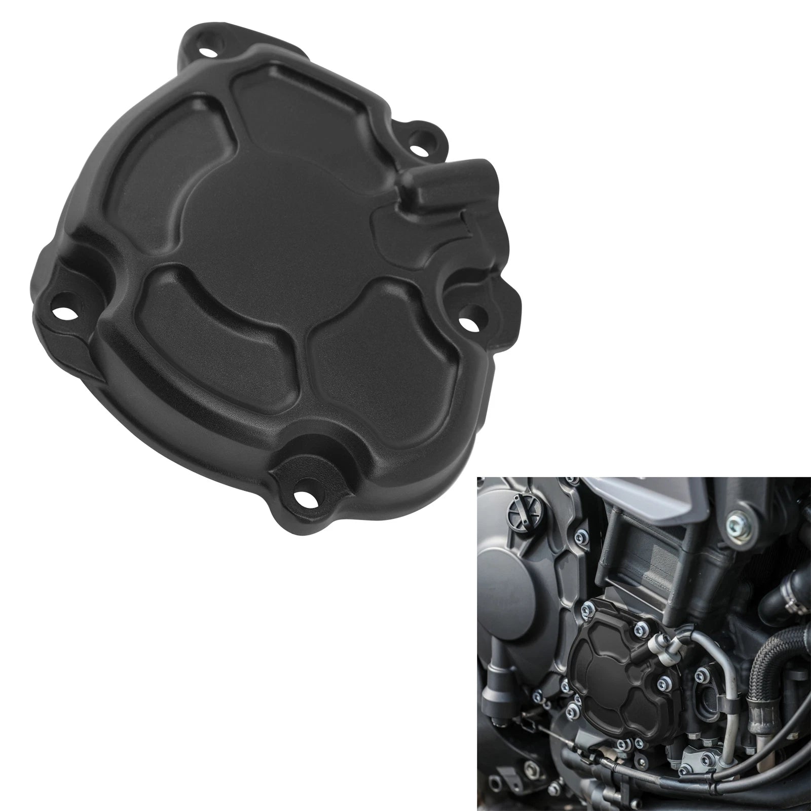 Oil Pump Crankcase Cover for Yamaha MT-10 (2018–2025), FZ10 (2017), YZF-R1 (2015–2025)