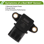 MAP Sensor for Ford Fusion 2.3L (2006–2012) No. 6E5A9F479BB