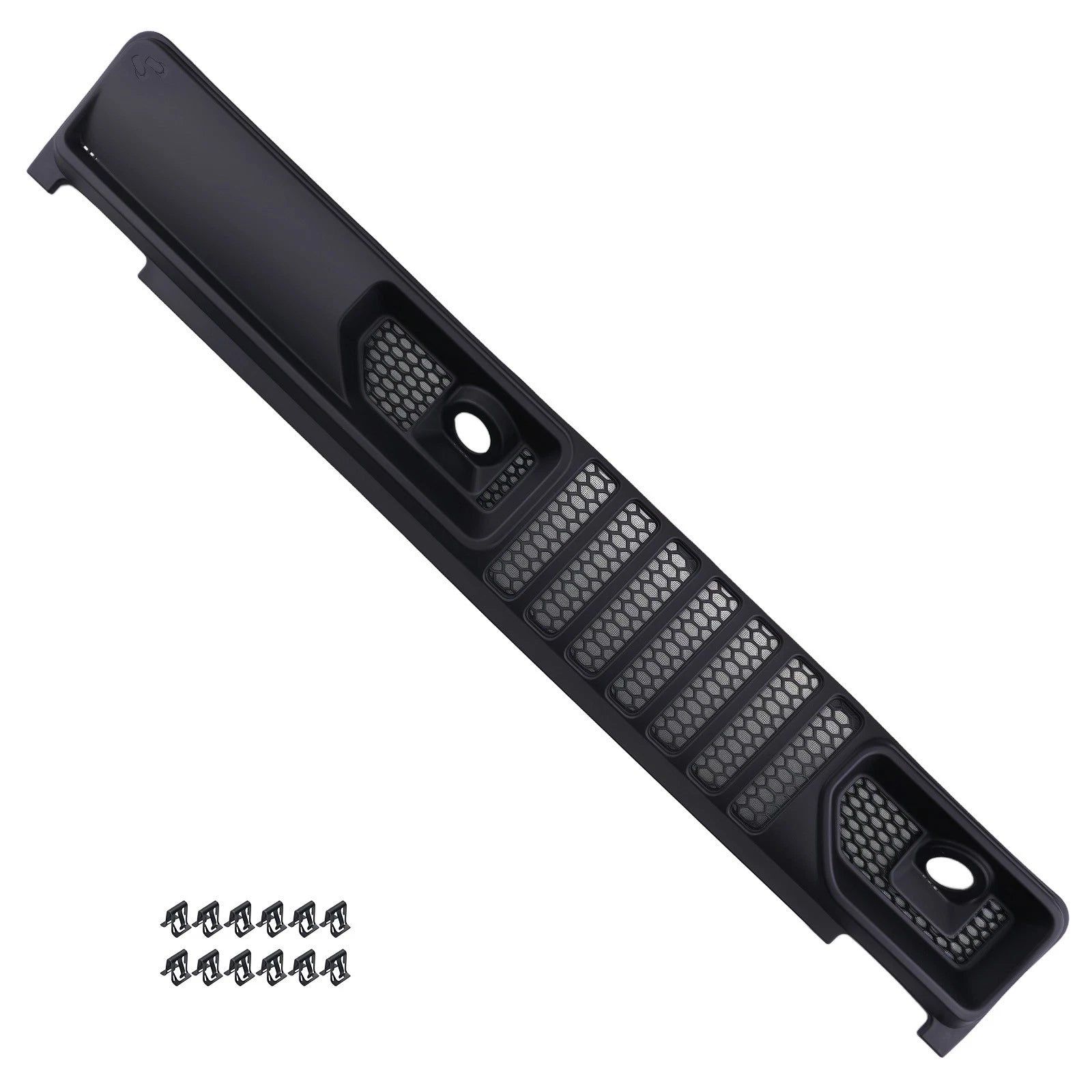 Black Cowl Panel for Jeep Wrangler (2018–2024) 68307260AC 68307260AA