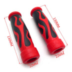 7/8" Red Fire Hand Grips for Honda CBR 600 F3 F4i (1995–2006)