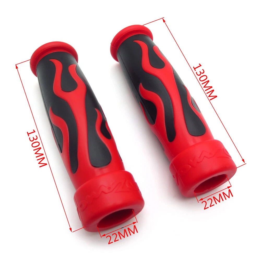 7/8" Red Fire Hand Grips for Honda CBR 600 F3 F4i (1995–2006)