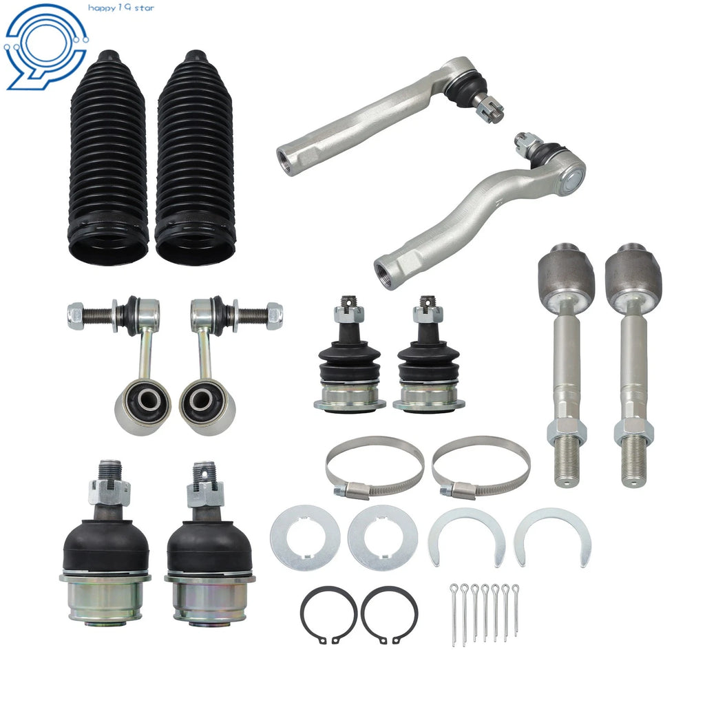 Set of 4 Ball Joints & Tie Rod Ends for Toyota Sequoia (2008–2019)