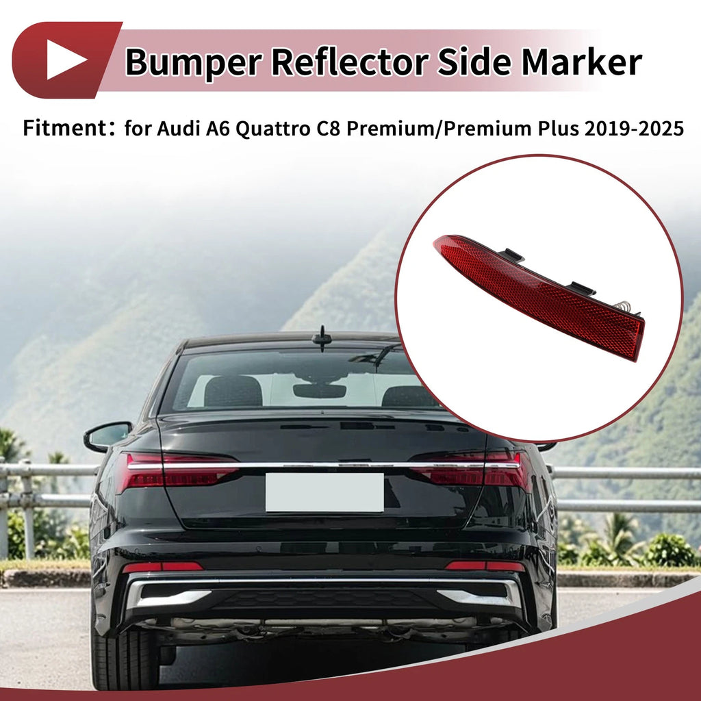 Rear Left Outer Side Bumper Reflector No. 4K0945105 for Audi A6 Quattro (2019–2023)