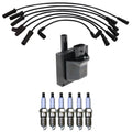 Set of 6 Hitachi Ignition Coils & Denso Iridium Spark Plugs for Sierra V6