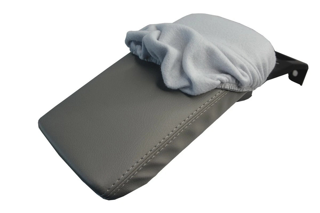 Fleece Console Lid Armrest Cover for Lexus CT200H (2011–2016) Gray