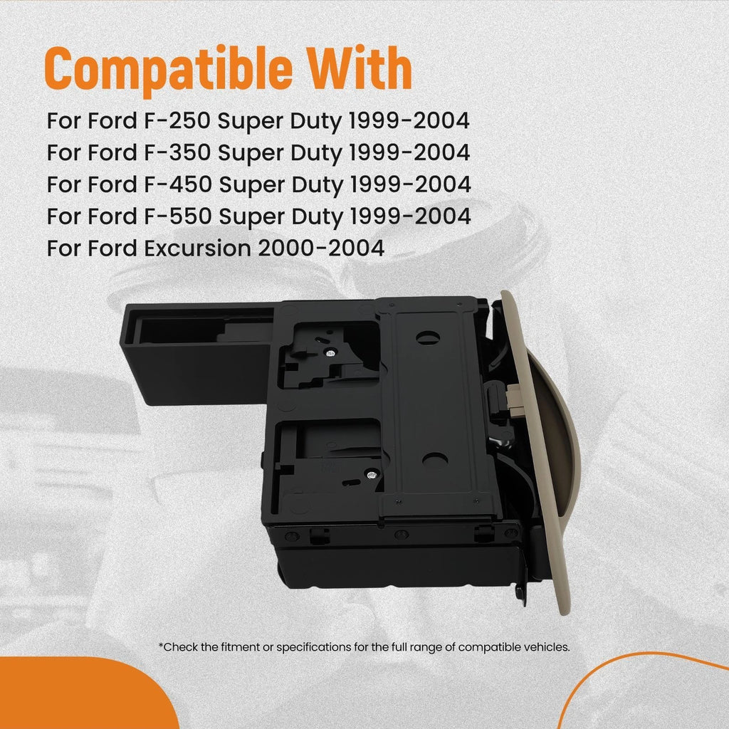 Dash Cup Holder for Ford F-250 F-350 Super Duty Excursion (1999–2004) YC3Z2513560CAB
