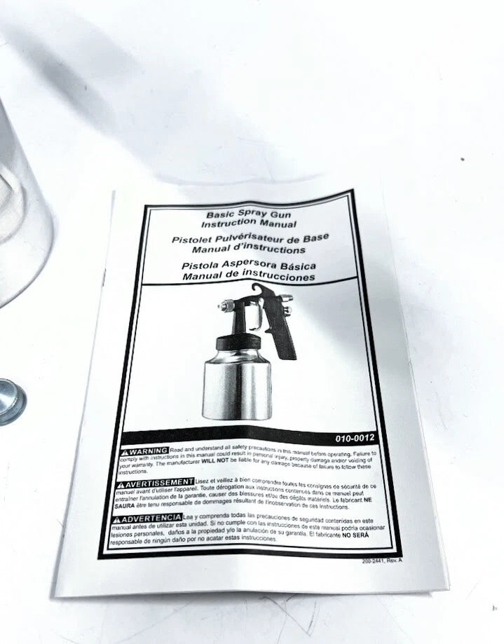 Basic Spray Gun for Custom Manufacturer (1 QT Capacity)