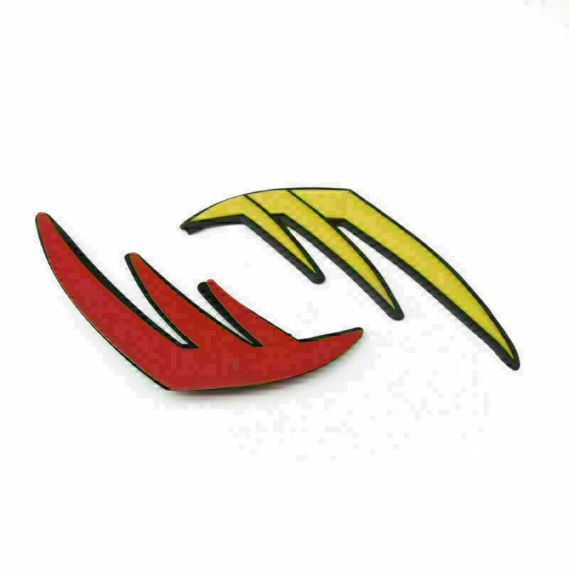 3D Tank Traction Pad for Universal Motorcycle - Yellow T9