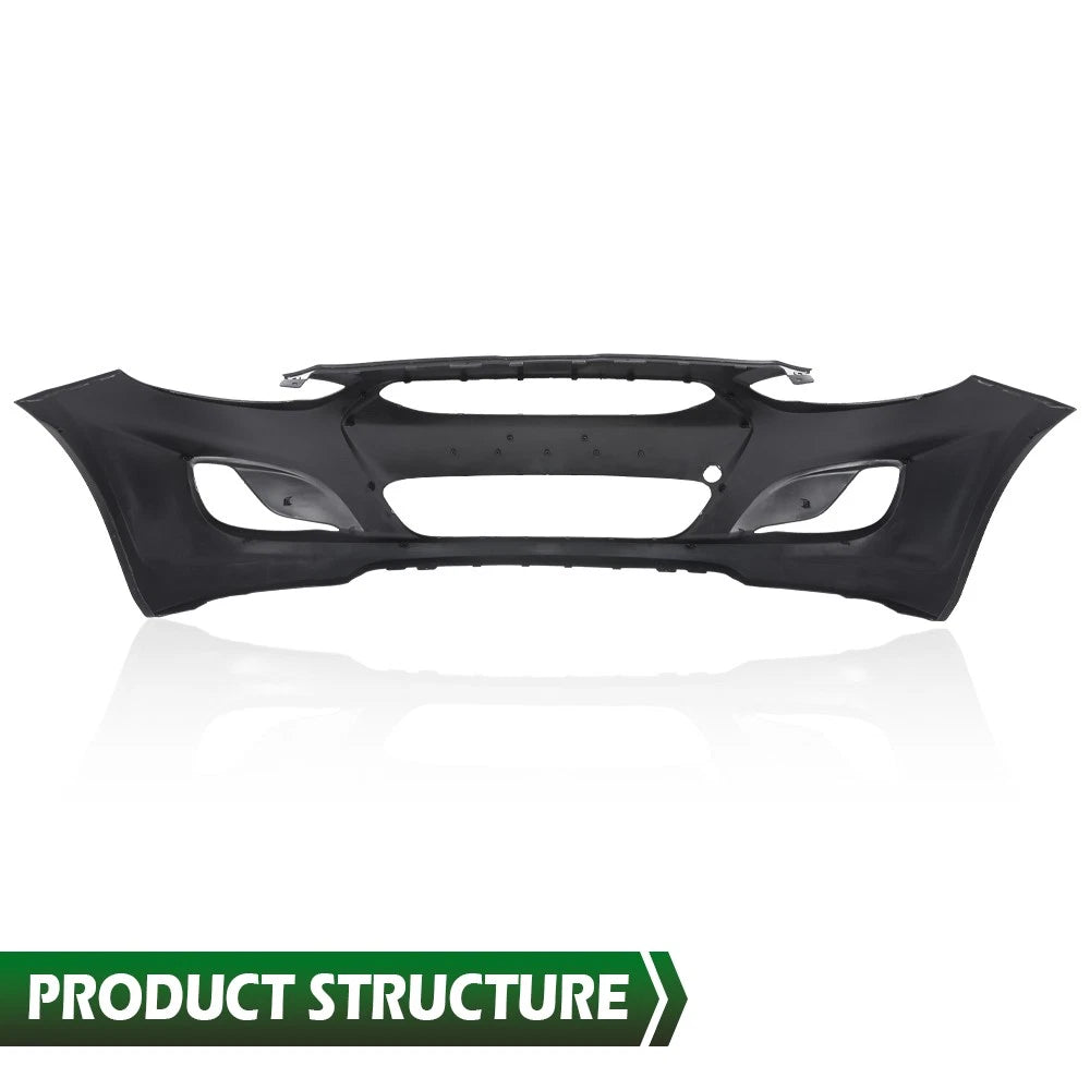 Front Bumper Cover for Hyundai Accent (2014–2017)