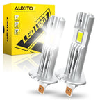 2X H1 LED Headlight Bulbs for 6500K White