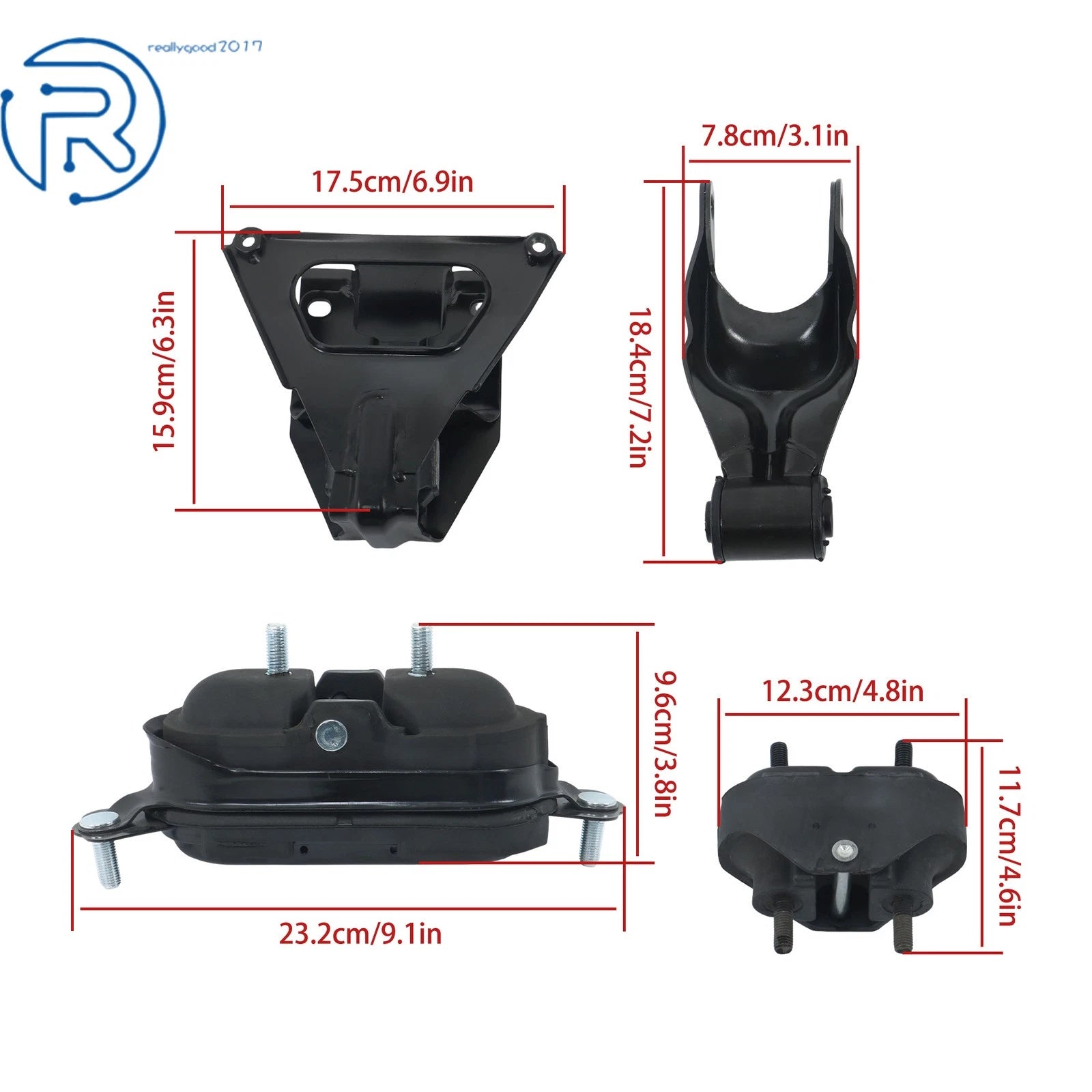 Set of 6 Motor & Trans Mounts for Chevrolet Impala/Monte Carlo (2000–2005)