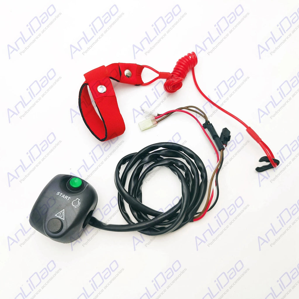 Handlebar Start Stop Kill Switch & Lanyard for Yamaha WaveRunner (F0D-68310-01-00)