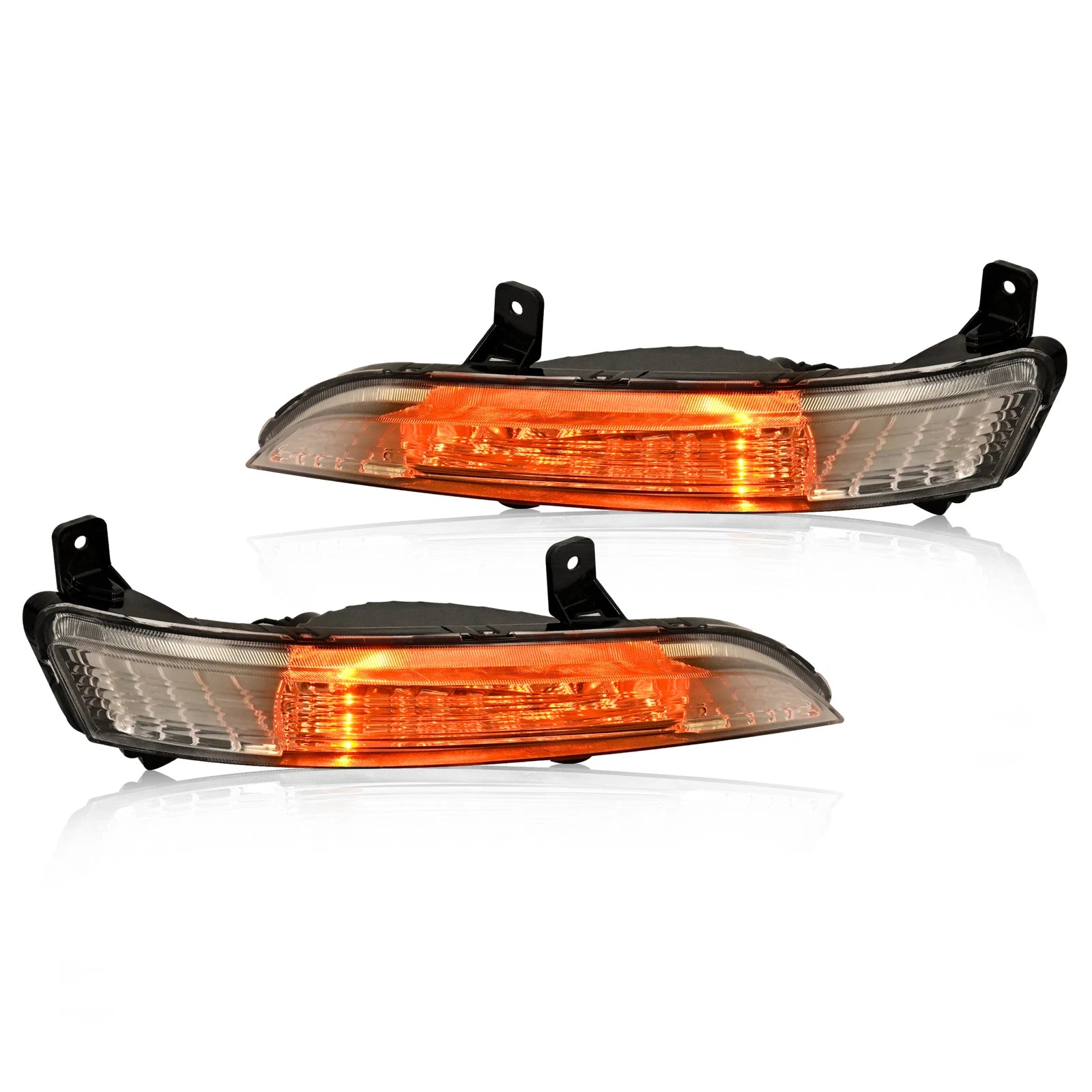 Pair Turn Signal Light Lamp w/Bulb for Chevrolet Traverse (2013–2017)