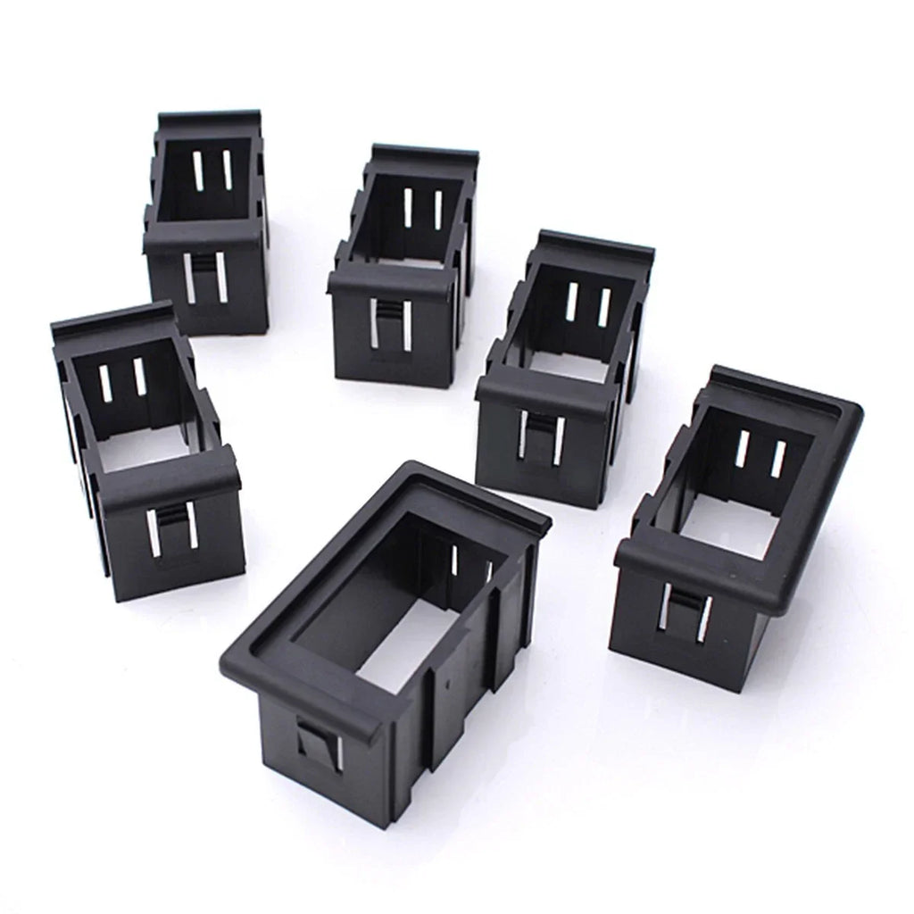 6 Gang Boat Rocker Switch Clip Panel Patrol Holder Housing Case Accessories