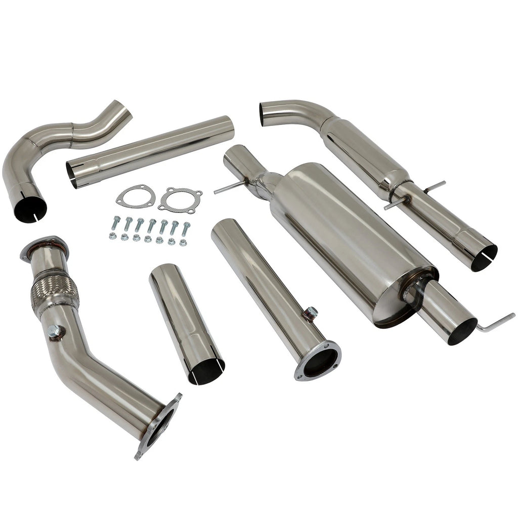 3" Exhaust Pipe for VW Golf Jetta MK4 1.8L (1999–2005) - Stainless Steel, 2.5" Tip