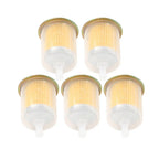 5 x 3/8" Fuel Filters for Universal Motorcycle Inline Gas Line