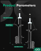 Rear Shocks Struts for Mazda Protege Protege5 (1999–2003)