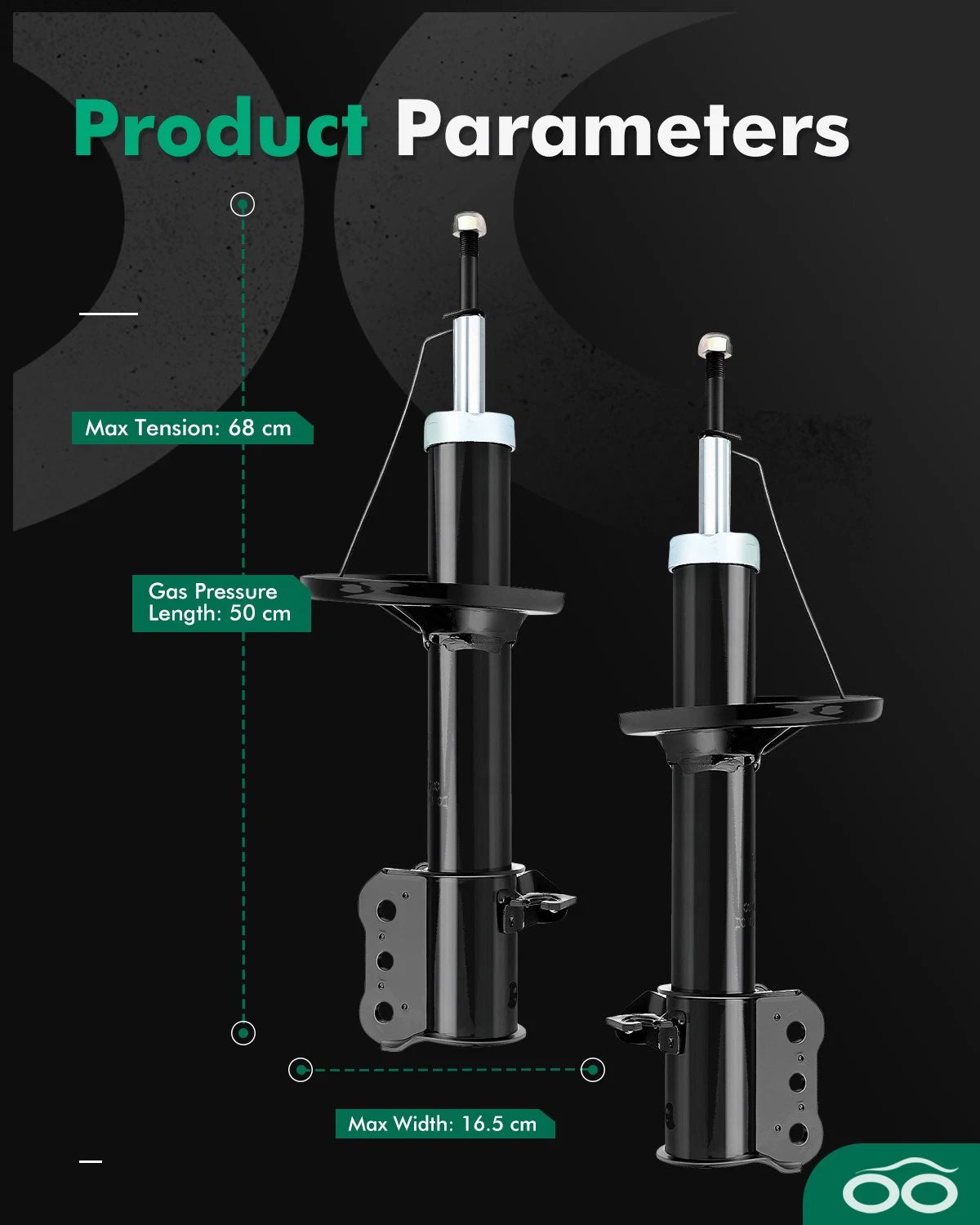 Rear Shocks Struts for Mazda Protege Protege5 (1999–2003)