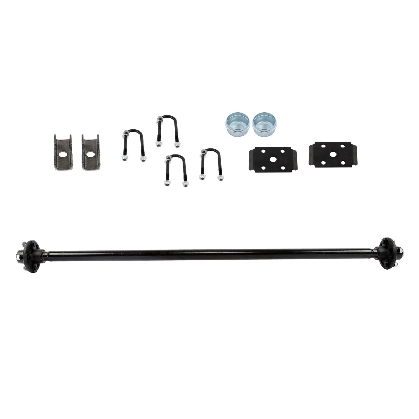 2000lbs Trailer Axle for 4 Lug (49" 52" 56.5" 61")