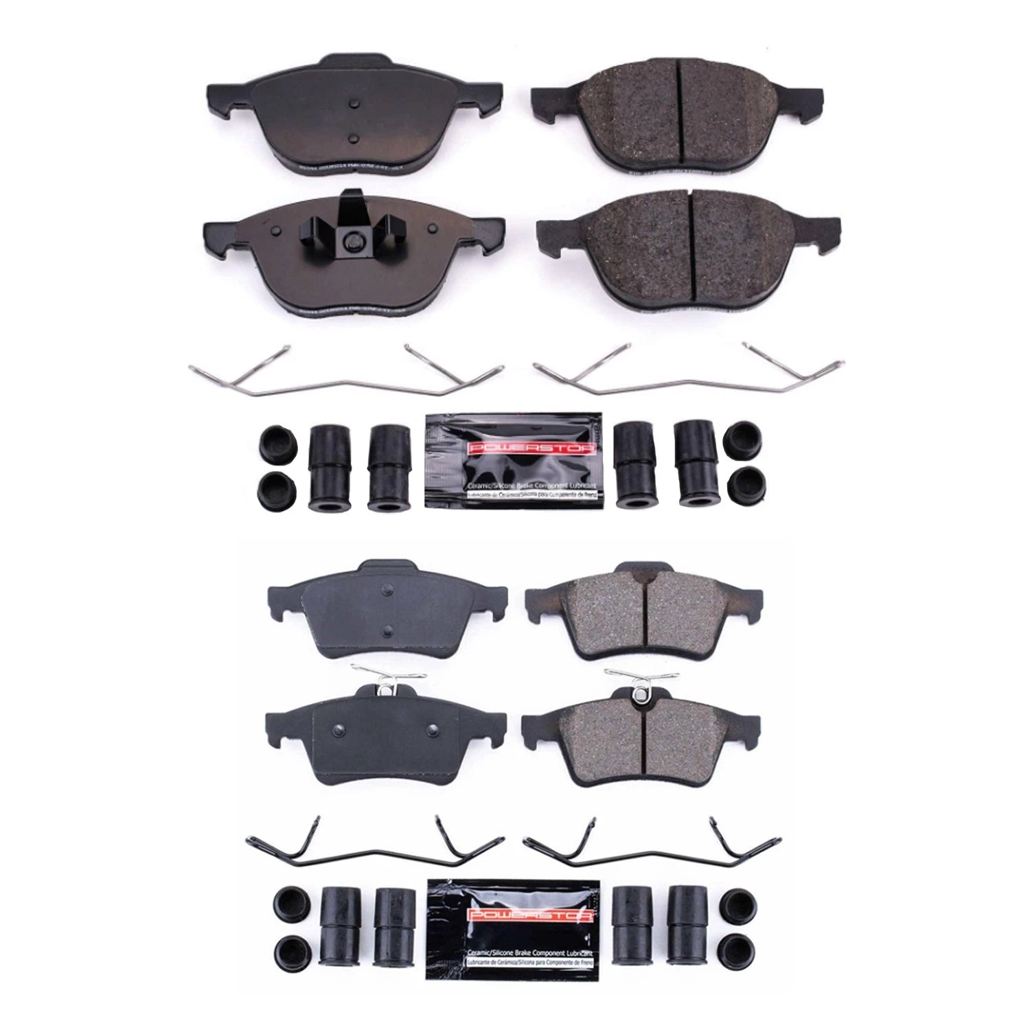 PowerStop Z23 Carbon-Fiber Ceramic Brake Pads Kit for Ford Escape (2013–2019)