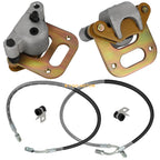 Front Brake Calipers & Hose Lines for Polaris Big Boss 350L 400L 500 6x6 (1993–1999)