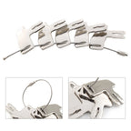 5PCS Battery Disconnect Key for Komatsu Heavy Equipment (K2C166)