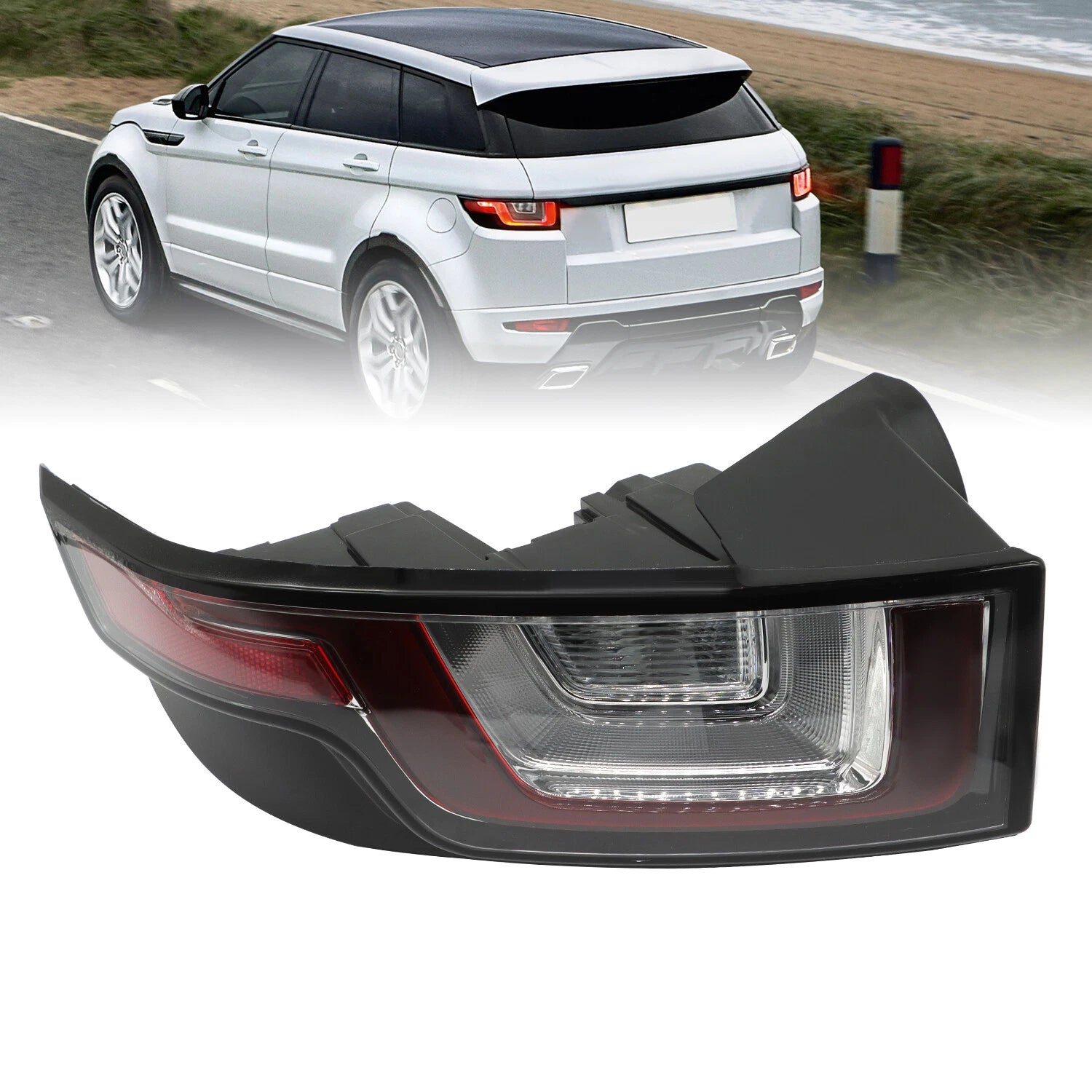 Left Driver Side Tail Light Brake Lamp for Land Rover Range Rover Evoque (2016–2018)