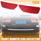 Pair Rear Bumper Reflector for Jeep Grand Cherokee, Compass, Dodge Journey (2005–2021)