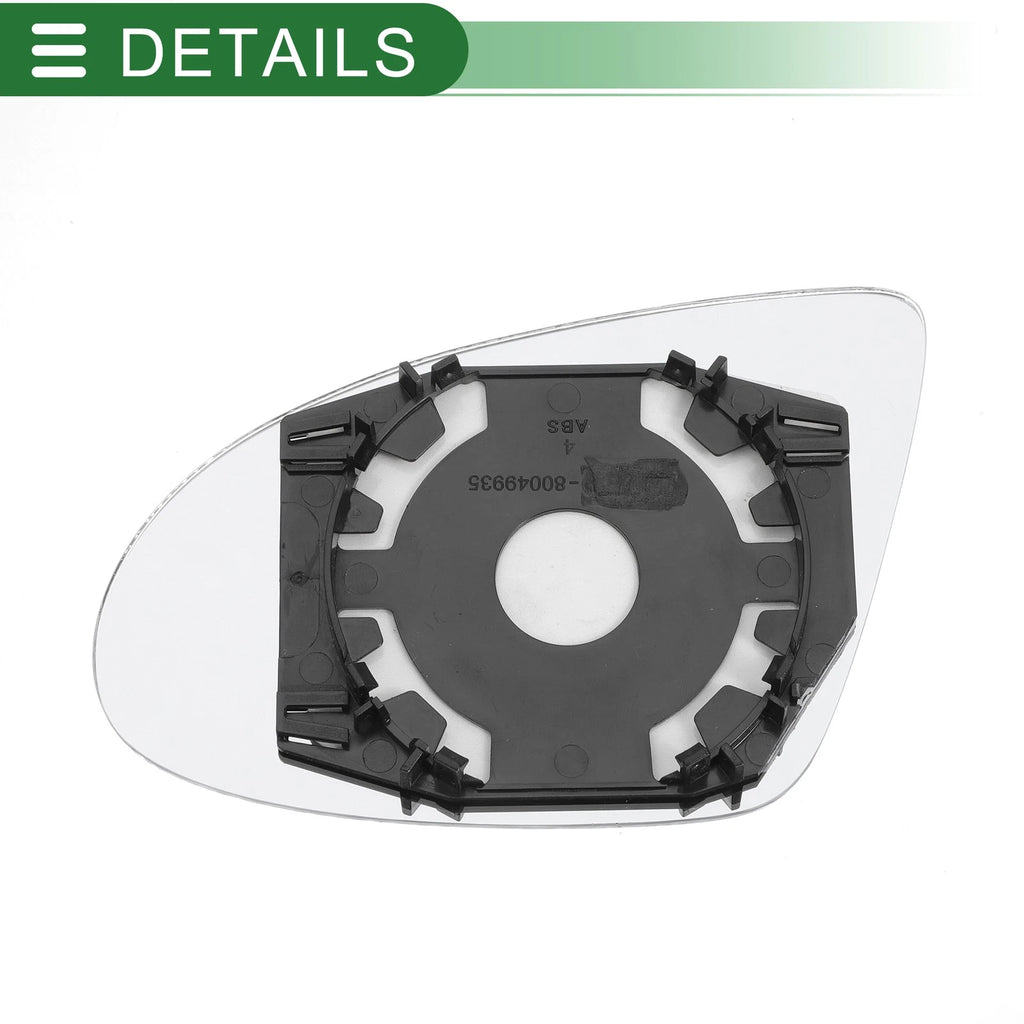 Right Side Mirror Glass Replacement for Audi A2 (2000–2005)